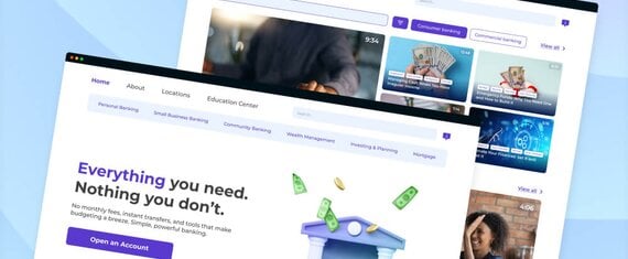 تطوير موقع إلكتروني للخدمات المالية يتضمن وحدة تعليمية مبتكرة بالفيديو